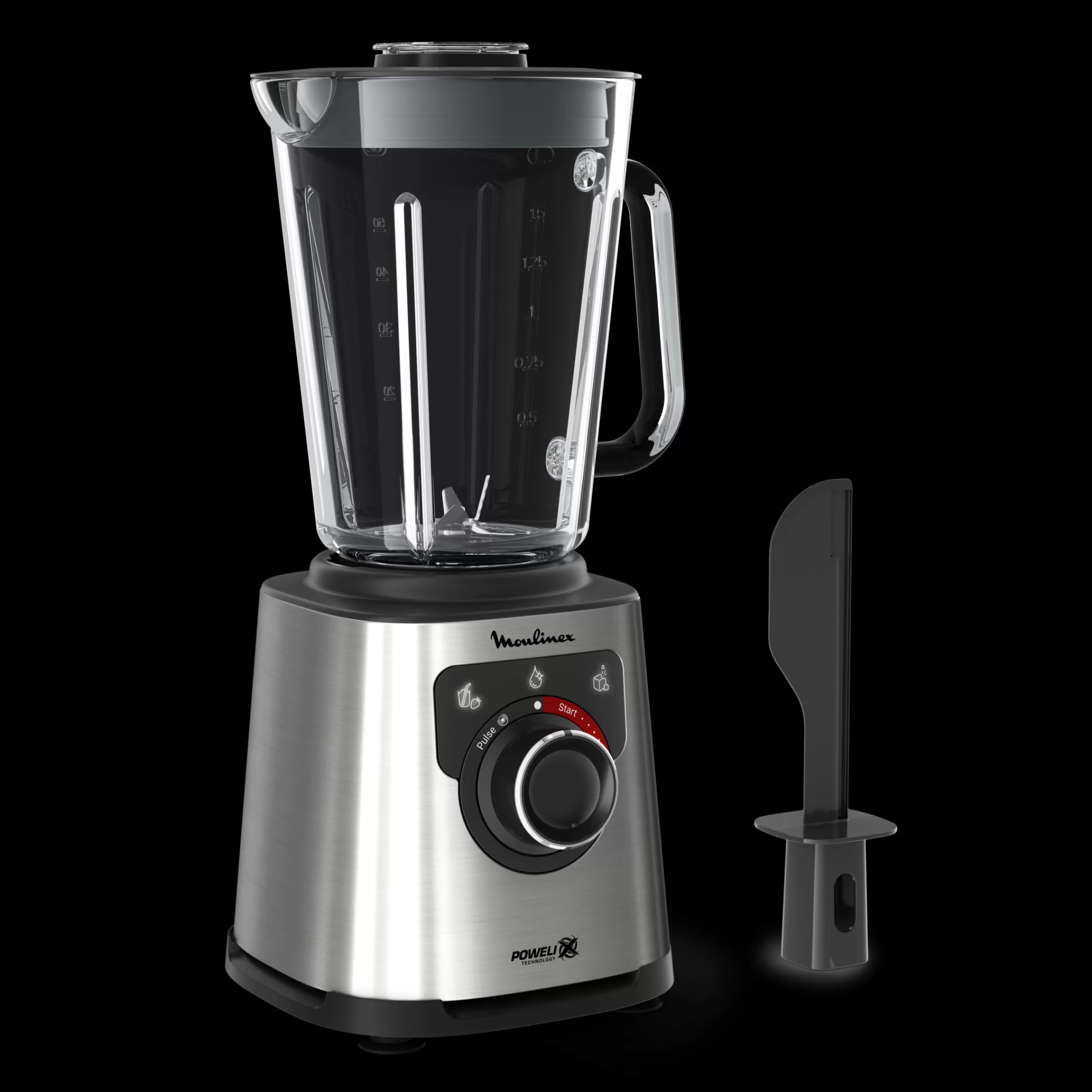 Moulinex Blenders<Blender Perfectmix+ 1200 W Zwart en Metaal