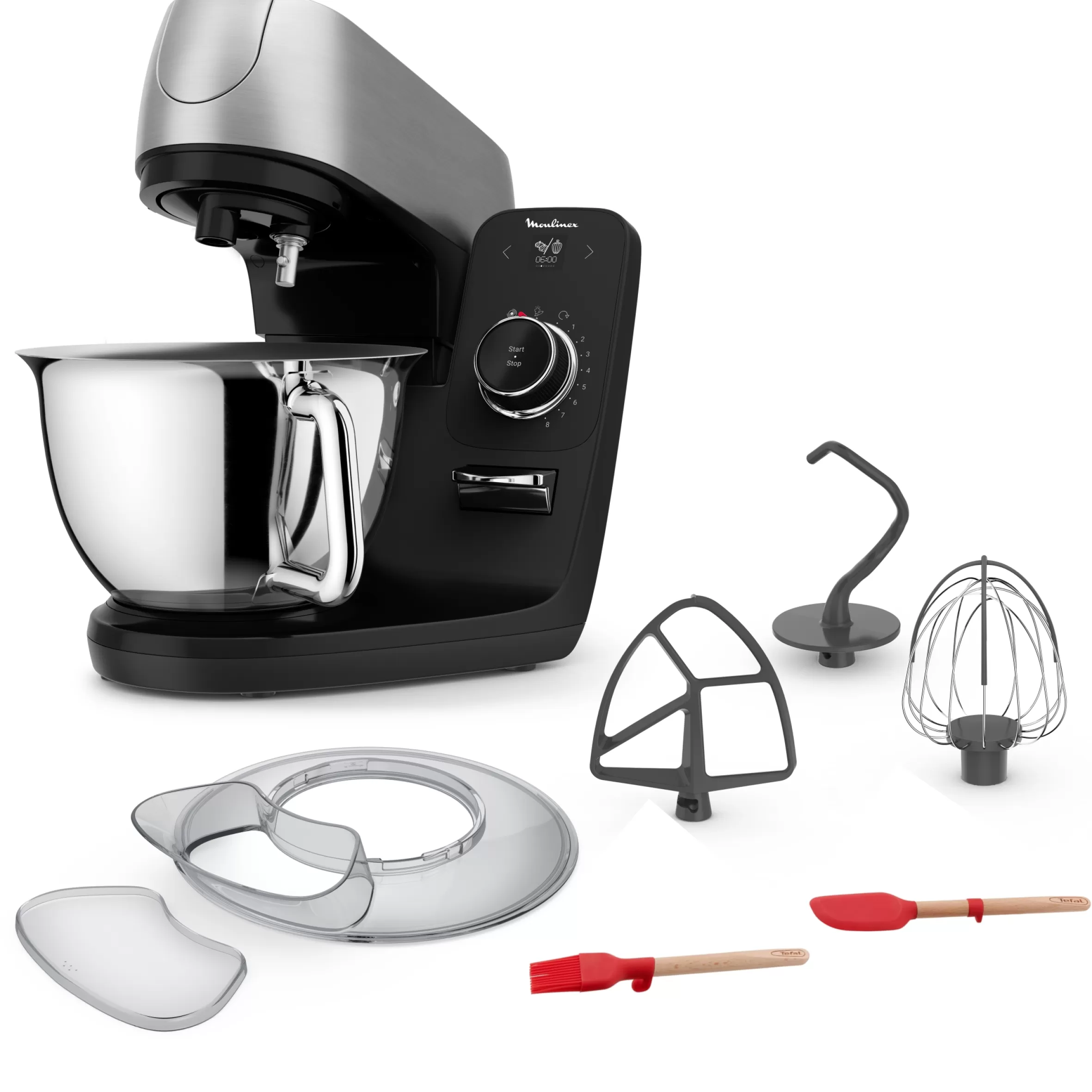 Moulinex Gebakrobots<Coach, Pastry Robot, 8 programma's, Coaching in de gratis app, Brush + Maryse
