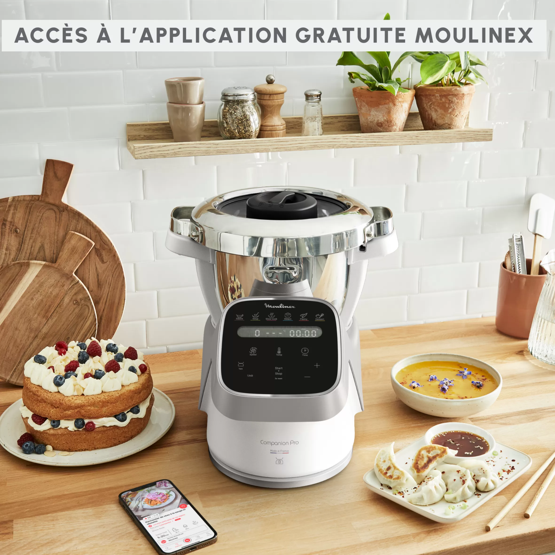 Moulinex Companion<Companion Pro Cooker Robot + Stoomboot