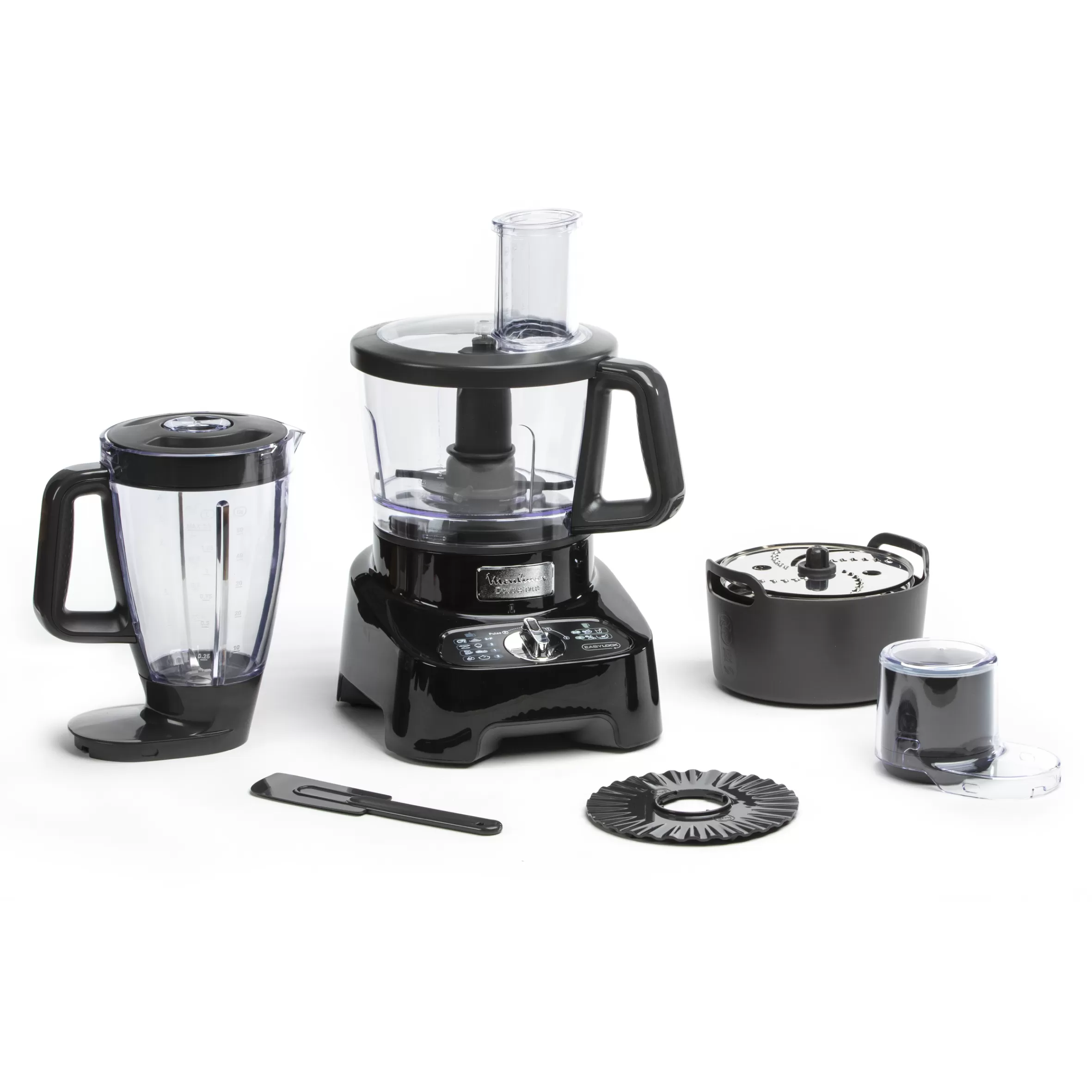 Moulinex Multifunctionele robots<Double Force 1000 W Zwart + 8 Accessoires