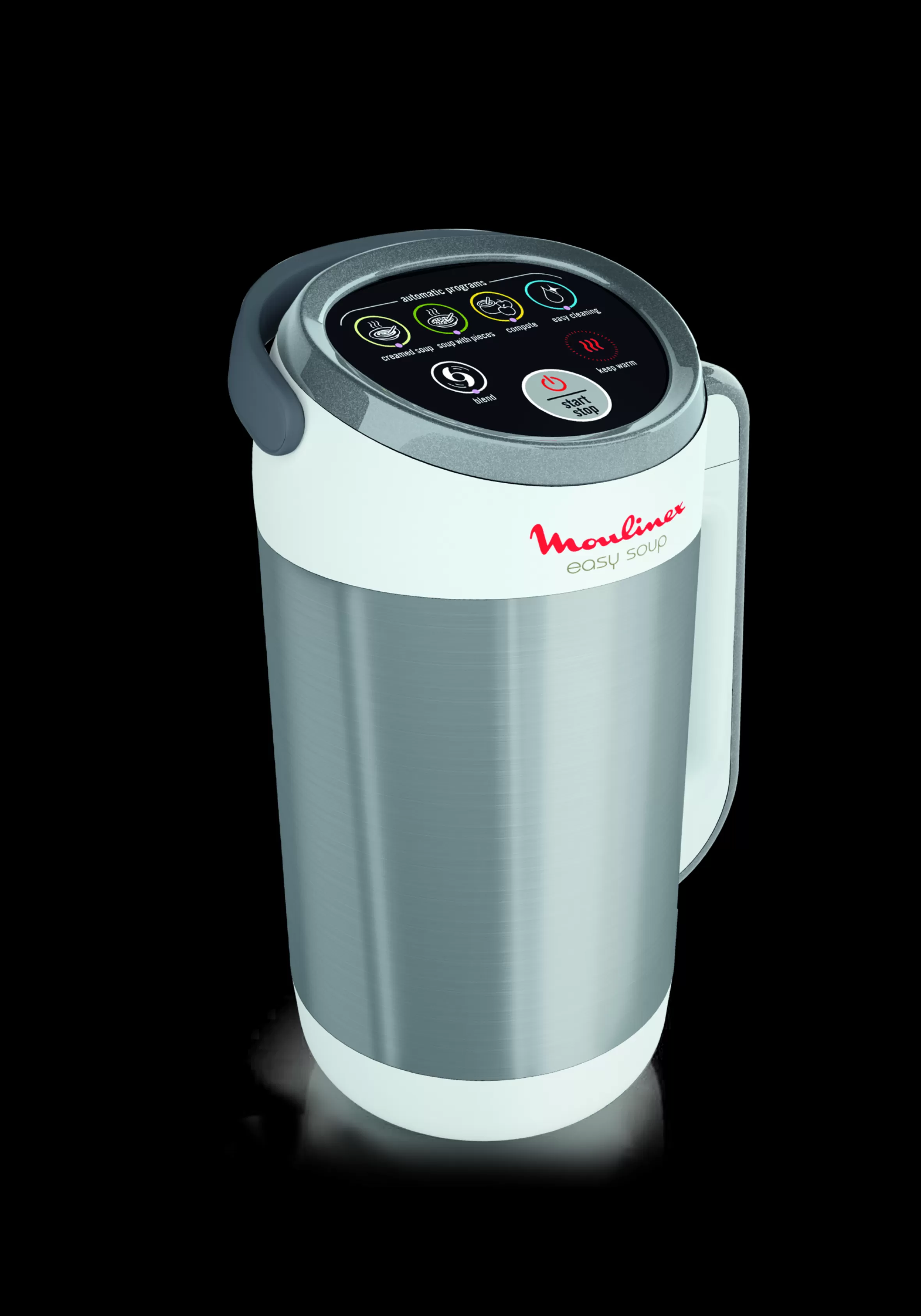 Moulinex Verwarmde blenders en soepmakers<Easy Soup 1000 W Wit En Zilver