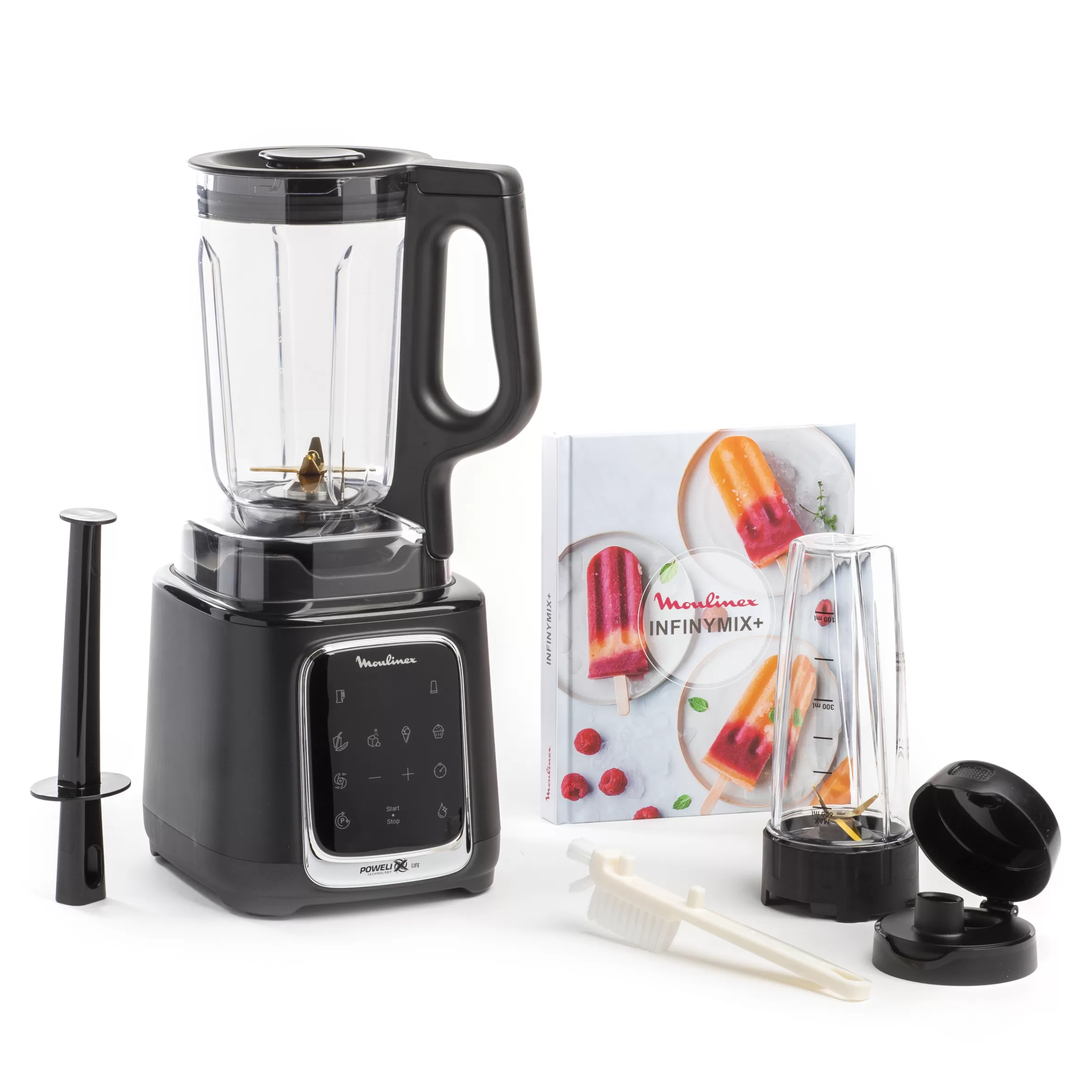 Moulinex Blenders<Infinimix+ 1600 W Met Tritan-kom