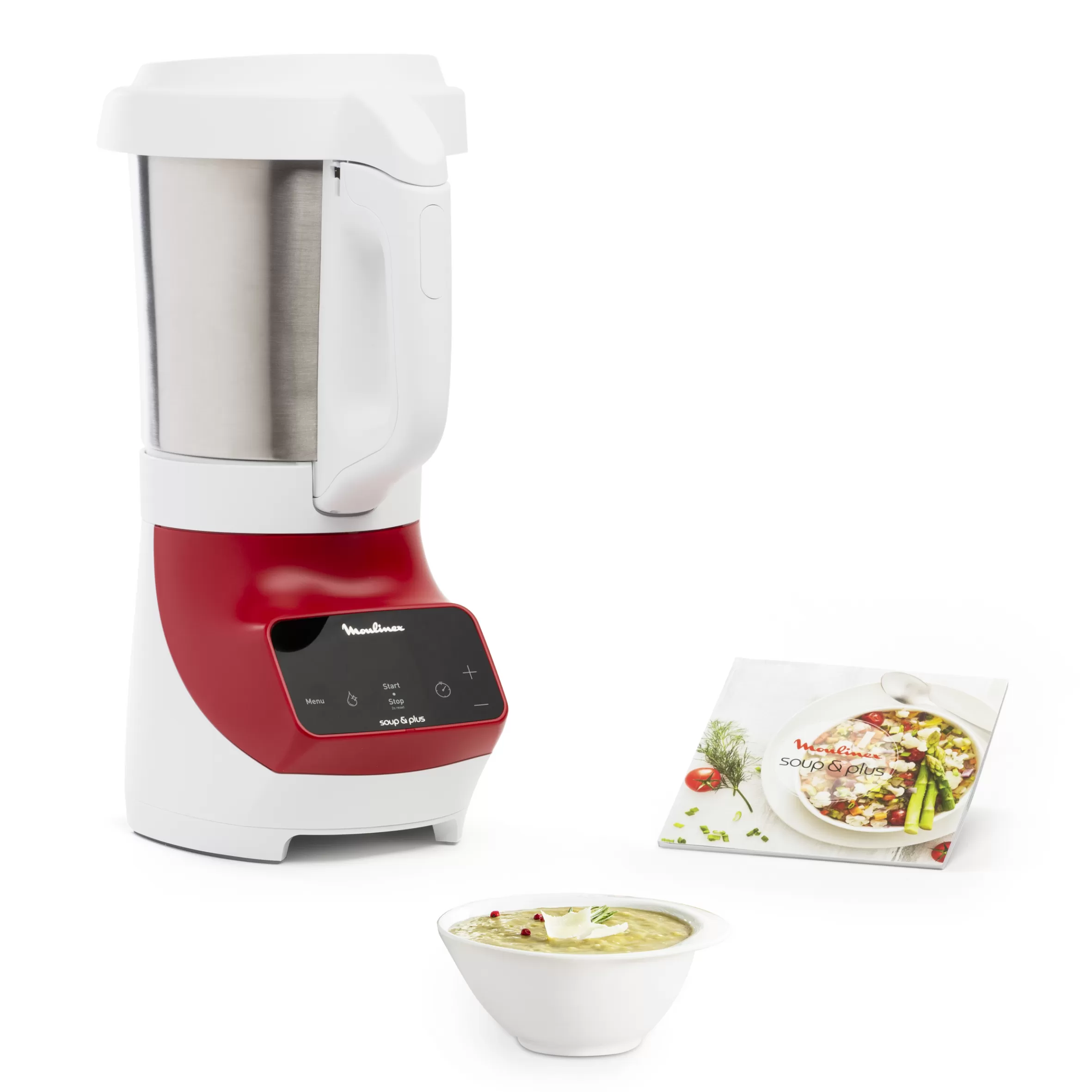 Moulinex Verwarmde blenders en soepmakers<Soup&Plus Rood 1100 W